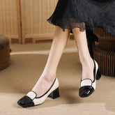 Campbell – V-Cut Patchwork-Neuheits-Pumps